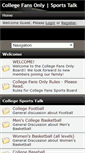Mobile Screenshot of collegefansonly.net